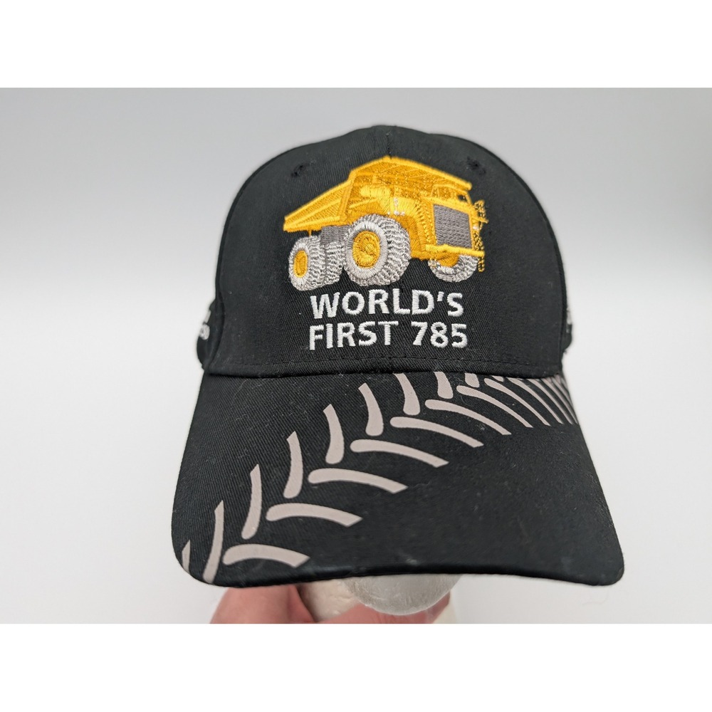 Caterpillar CAT World's First 785 Mining Truck Decatur Hat Black Cotton Cap